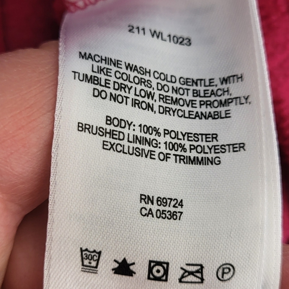 Columbia Raspberry Pink Full Zip Fleece Vest - Picture 8 of 10